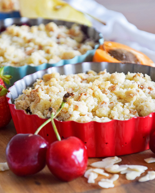 Veganes Apfelcrumble von Byodo