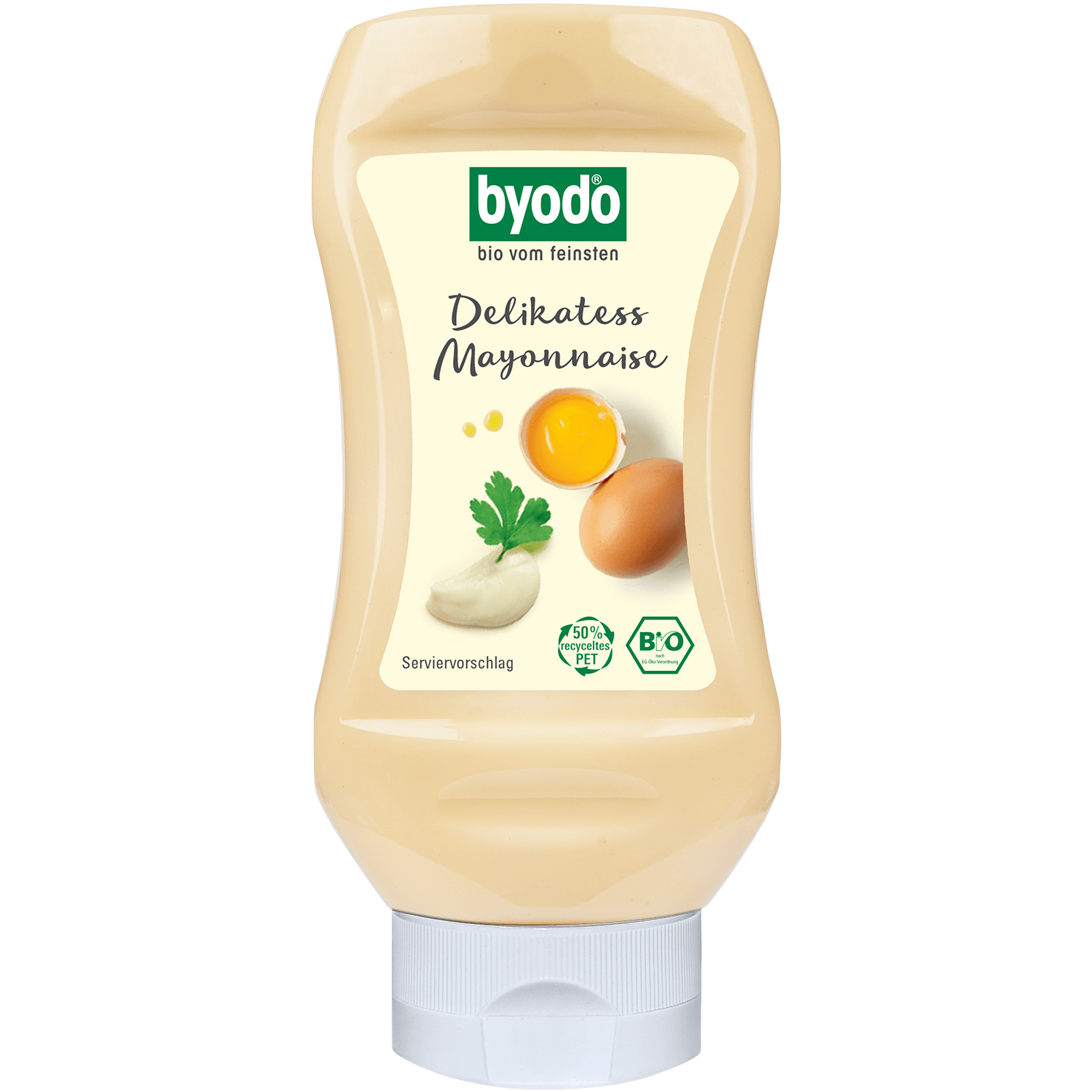 Bio-Delikatess Mayonnaise in der Squeeze Flasche
