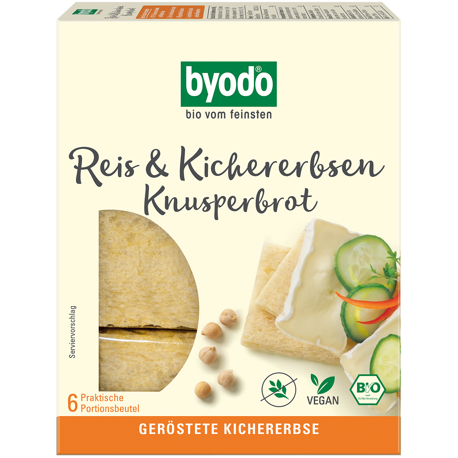 Bio-Reis-Kichererbsen-Knusperbrot