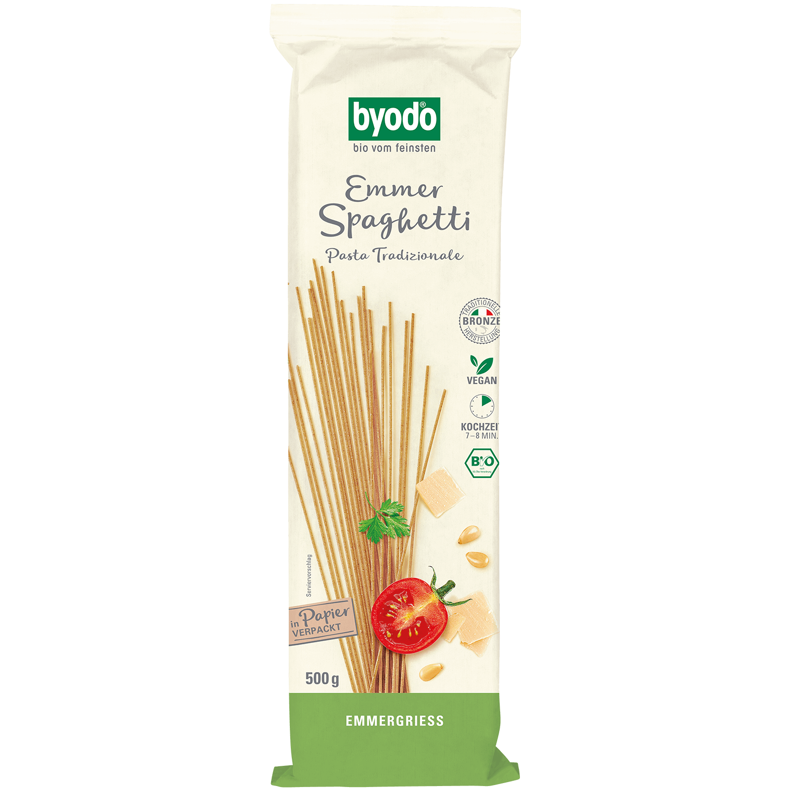 Bio-Sommerdinkel Spaghetti 500 Gramm