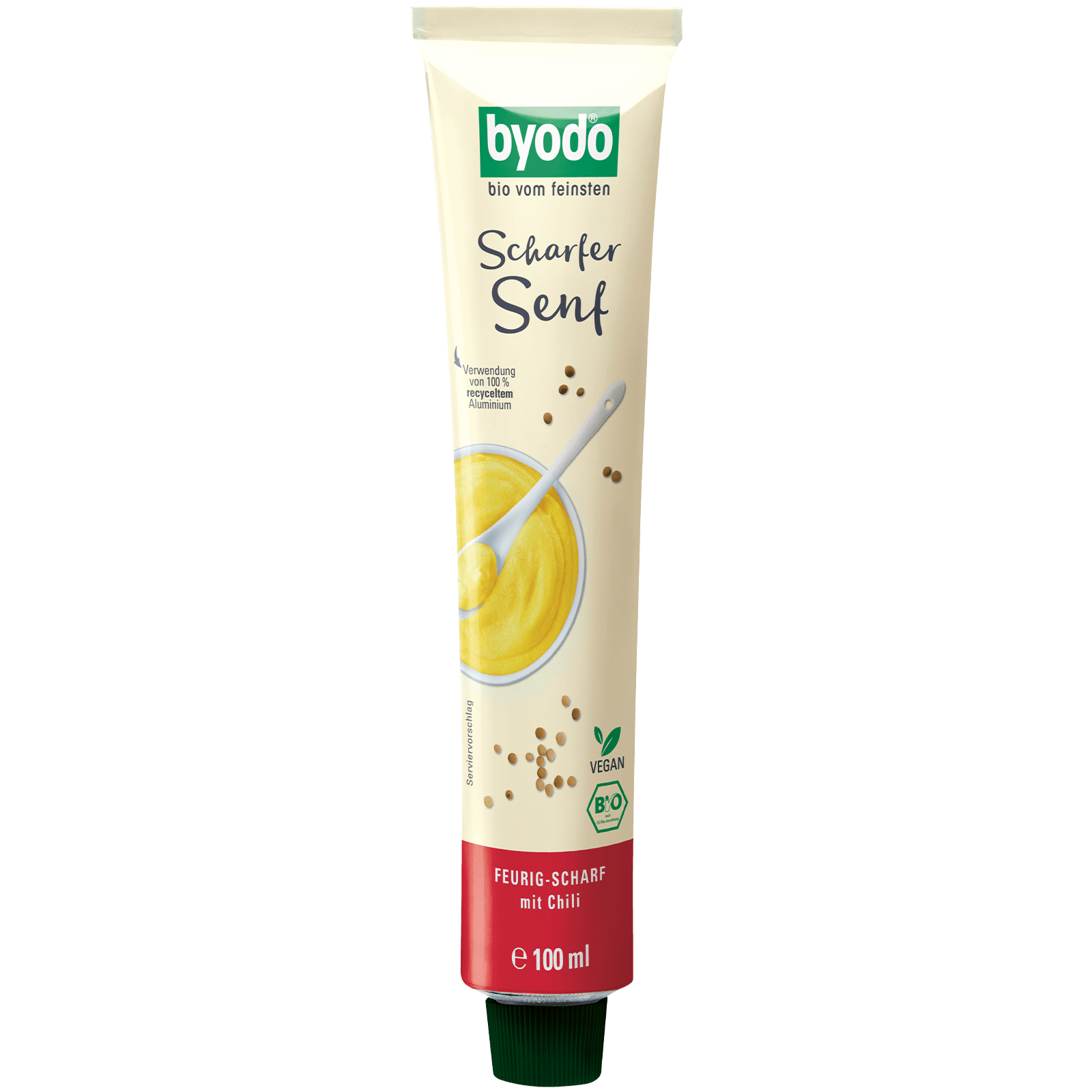 Bio-Scharfer Senf in der Tube