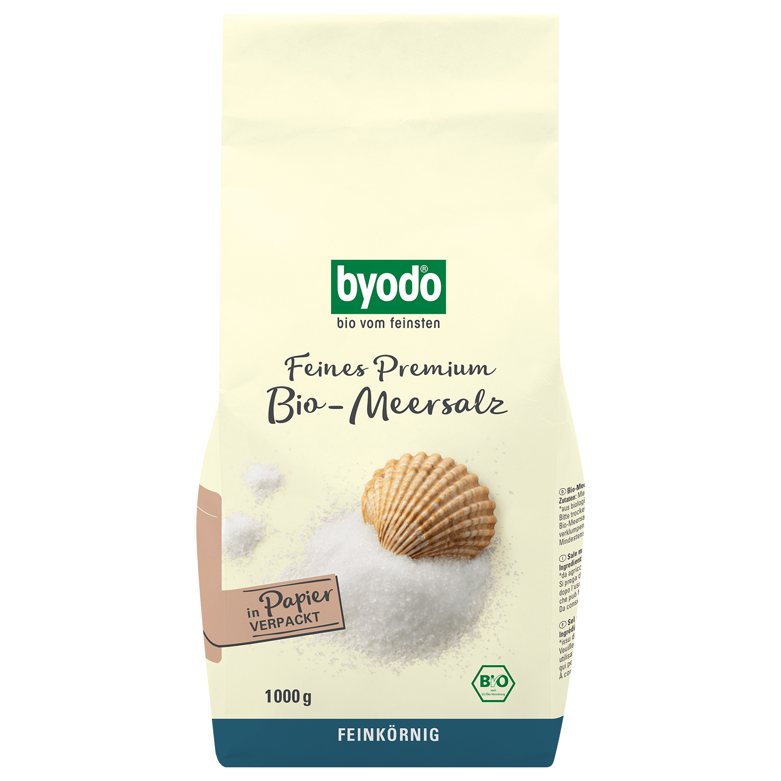 Bio-Premium-Meersalz im 1 Kilogramm Beutel