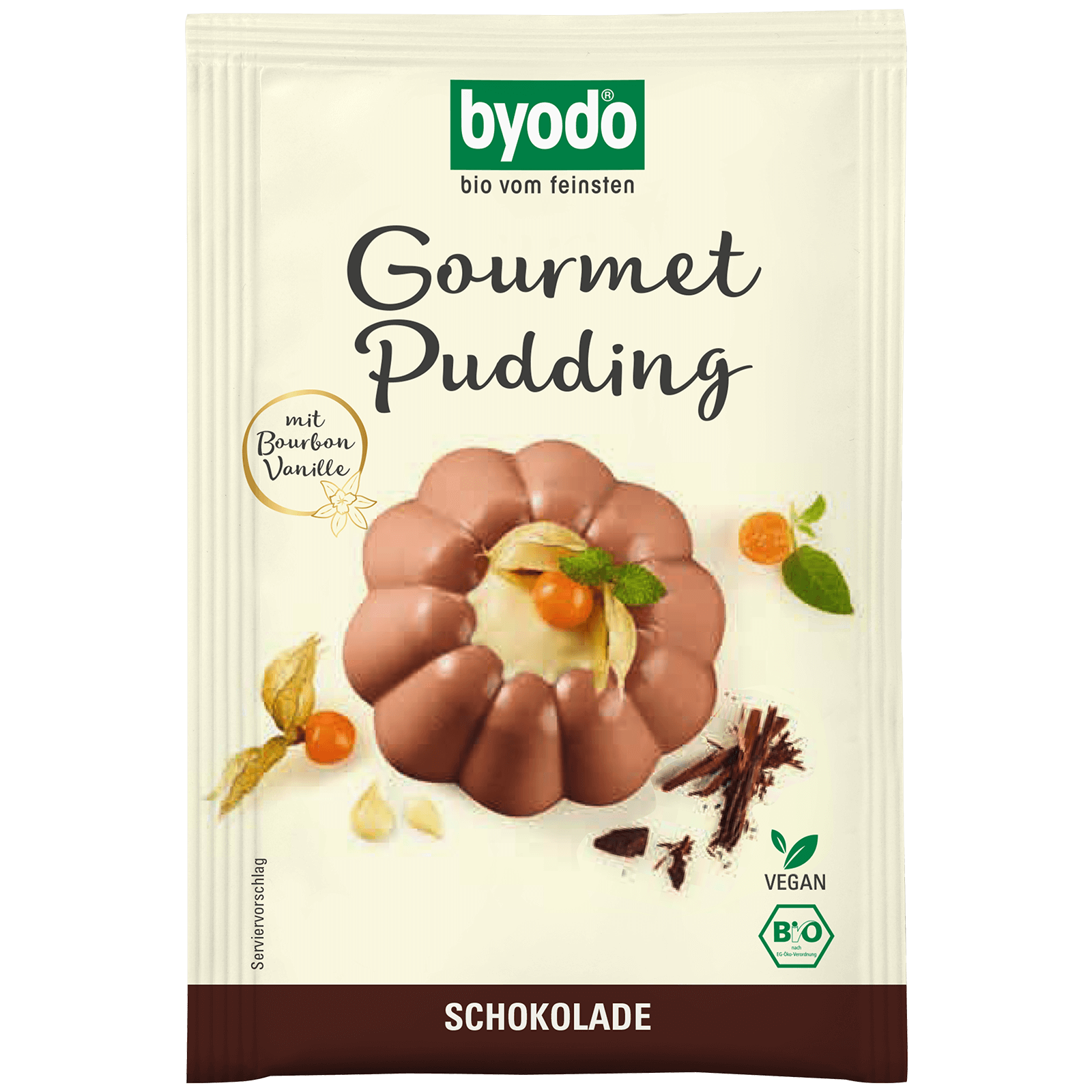 Bio-Gourmet Pudding Schokolade fuer 500 Milliliter Milch