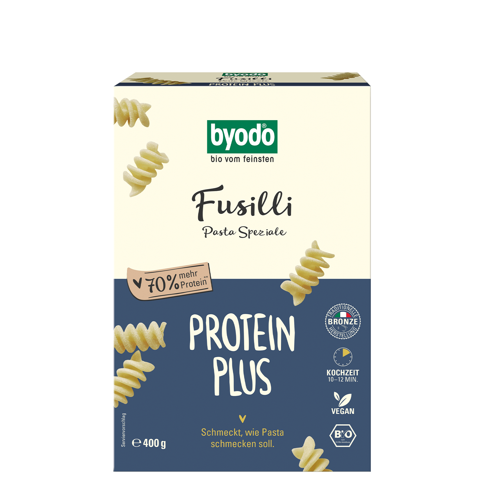 Bio-Fusilli Protein PLUS Pasta 400 Gramm