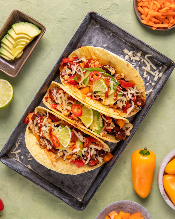 Vegane Tacos von Byodo