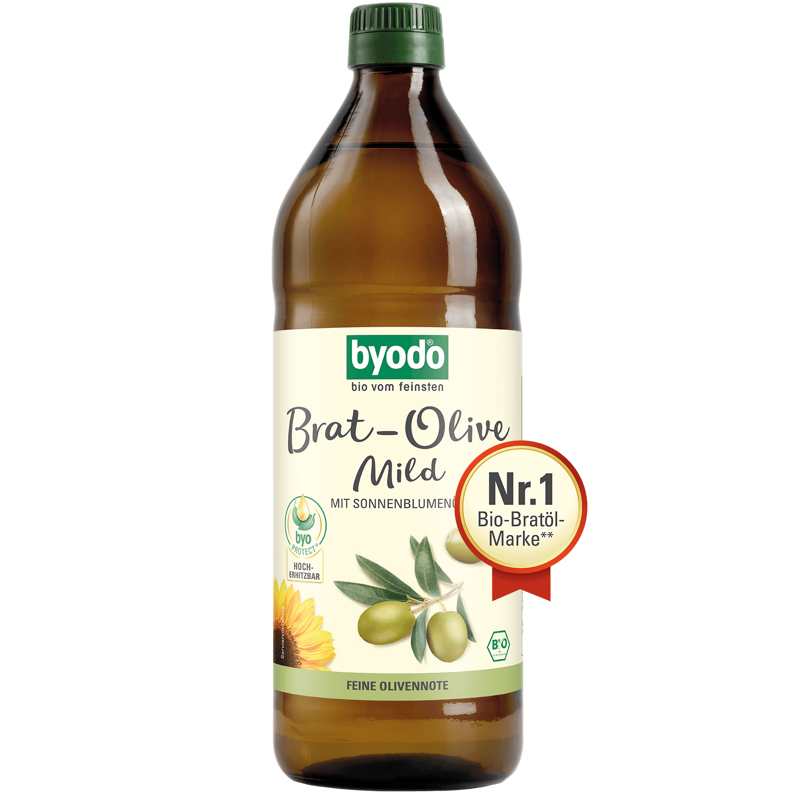 Bio-Bratoel mit Olivenoel und Sonnenblumenoel 750 Milliliter