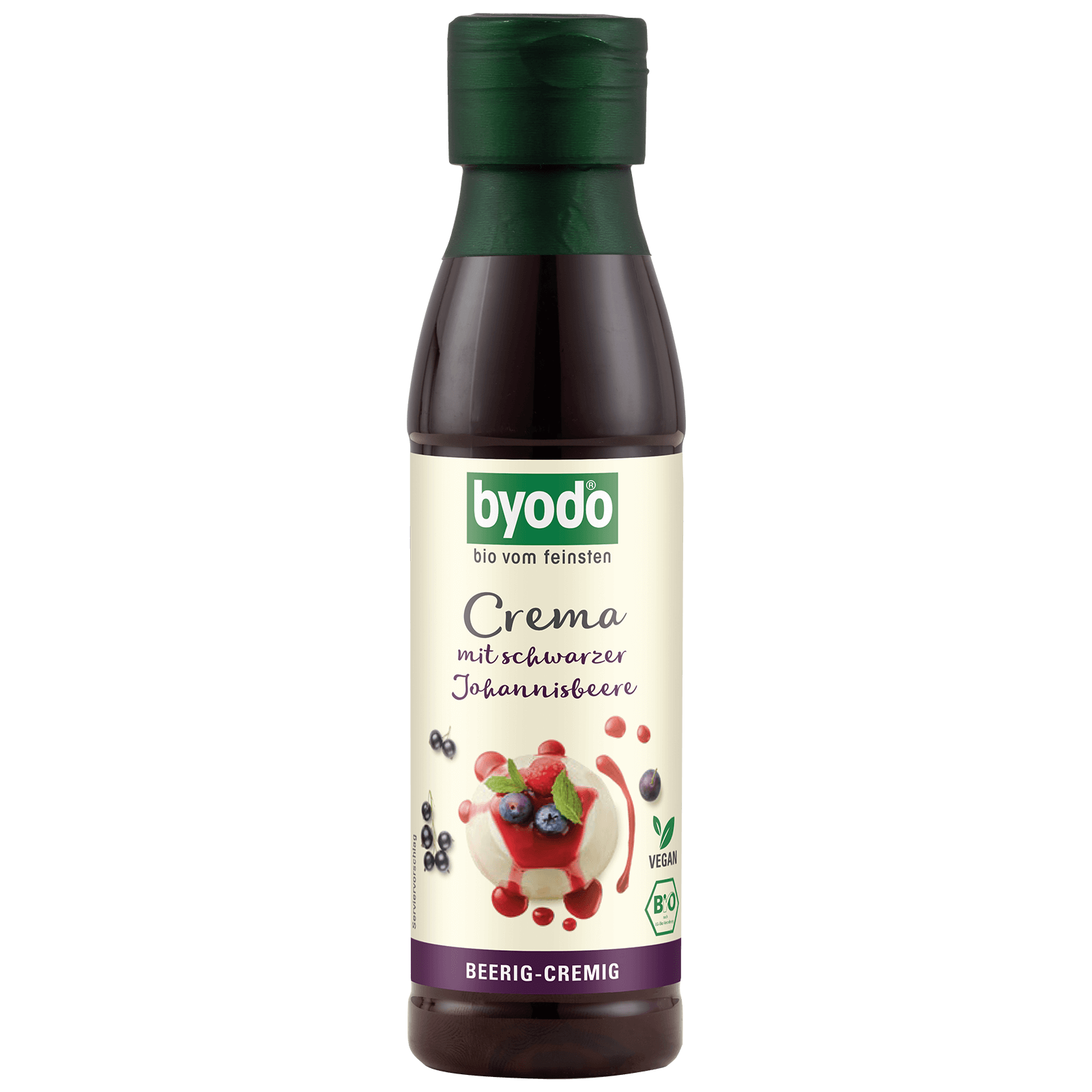 Bio-Crema mit schwarzer Johannisbeere 150 Milliliter