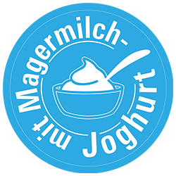 mit Magermilch-Joghurt
