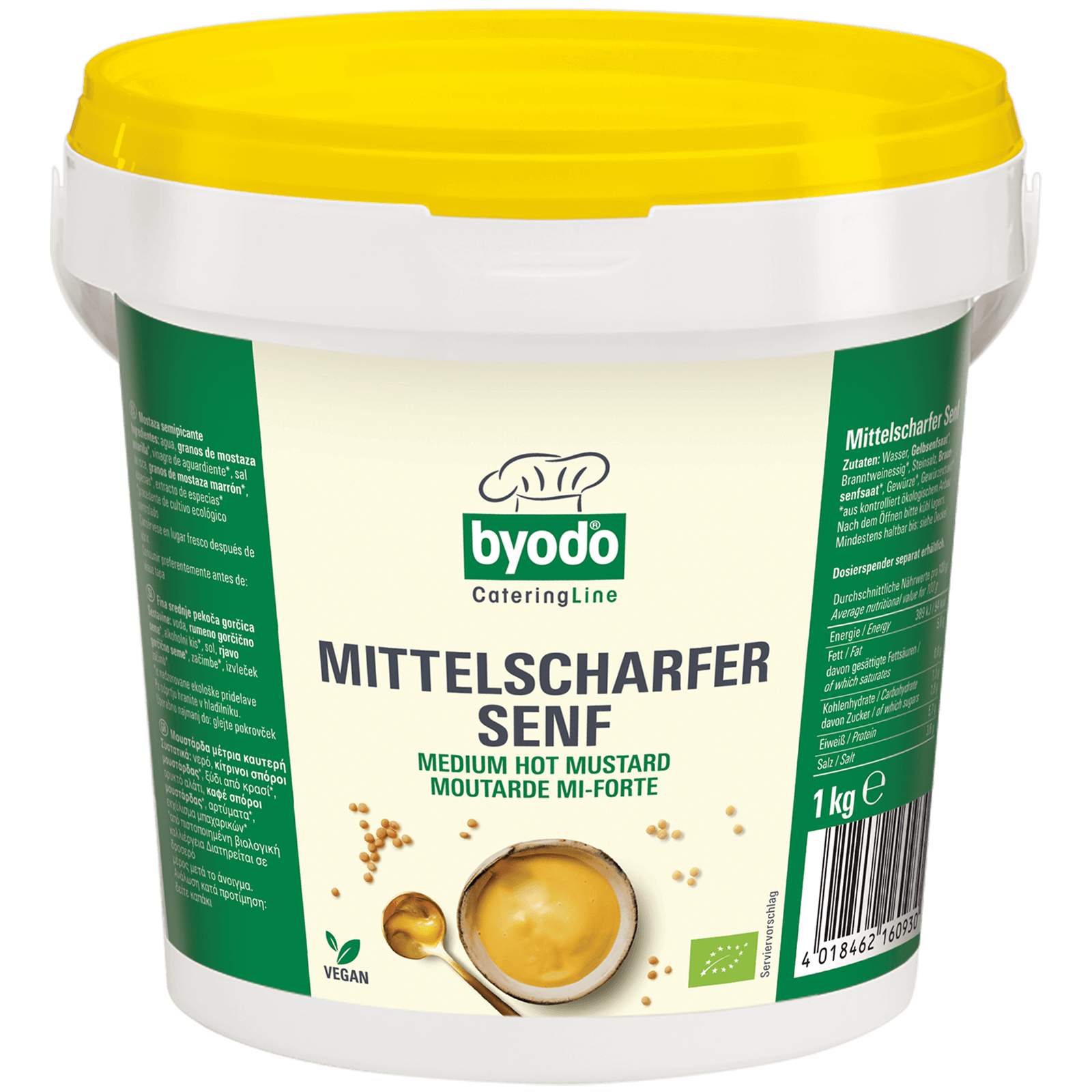 Bio-Mittelscharfer Senf 1kg