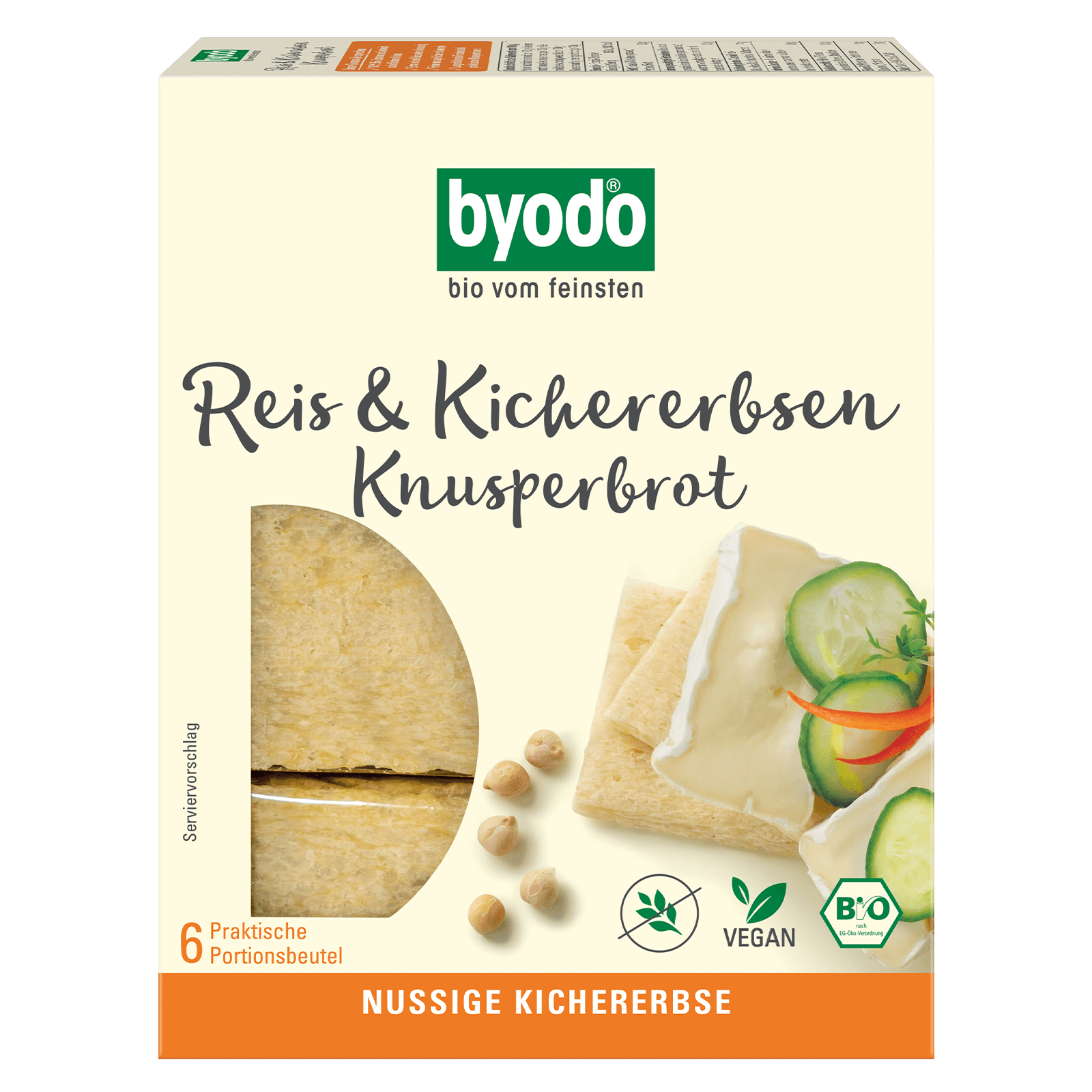 Bio-Reis-Kichererbsen-Knusperbrot