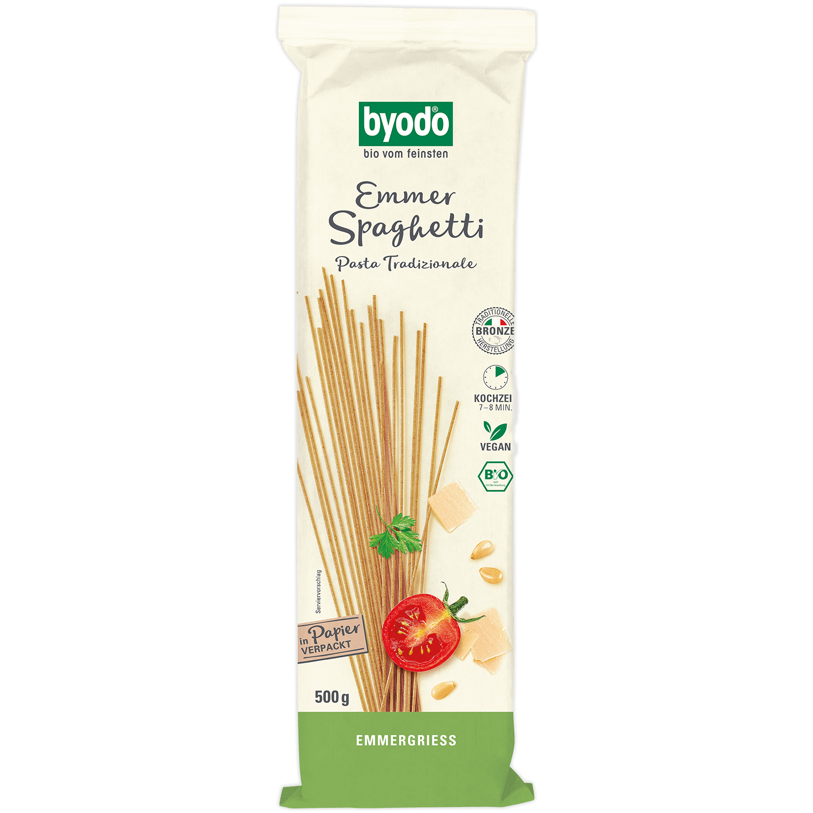 Bio-Sommerdinkel Spaghetti 500 Gramm