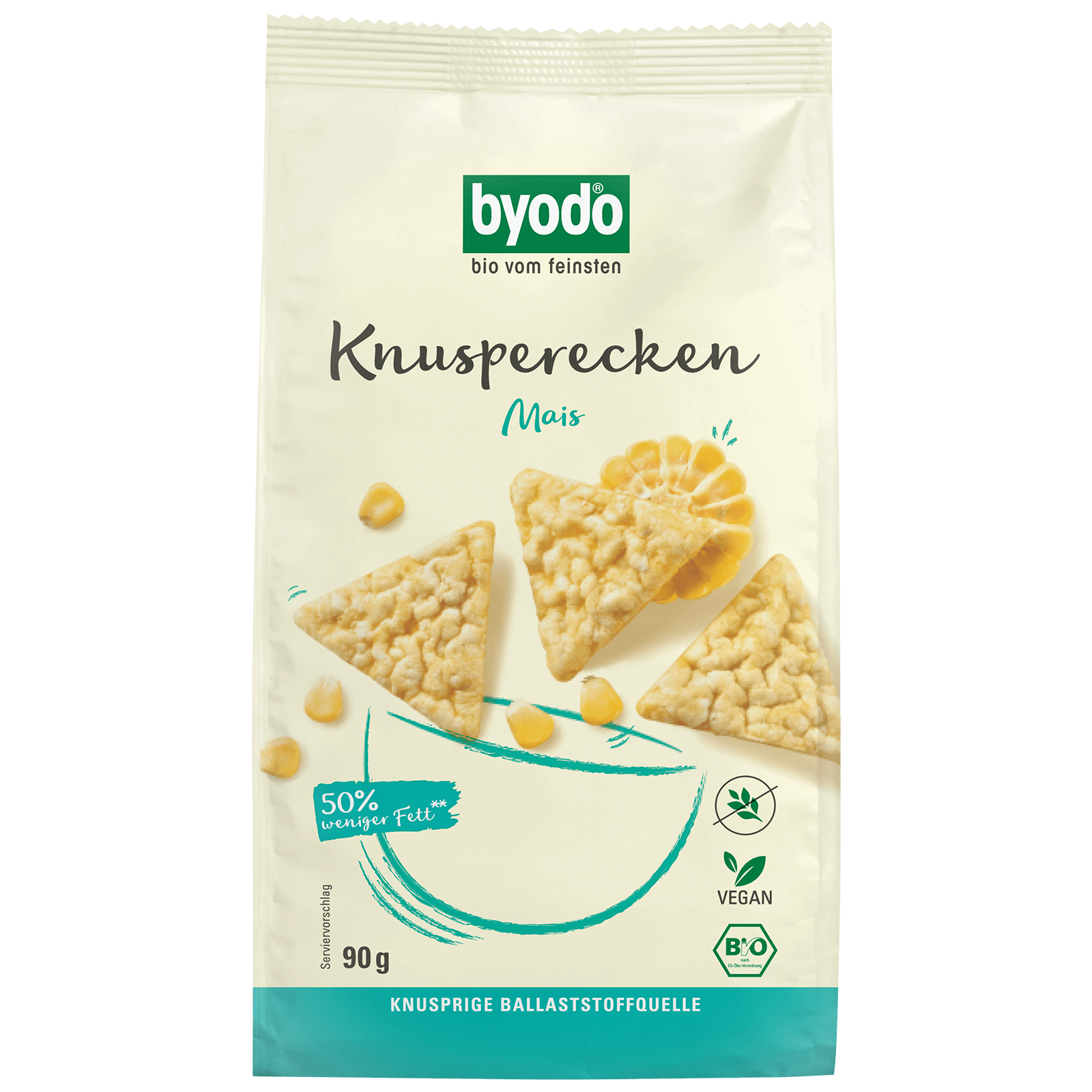Bio-Knusperecken aus Mais