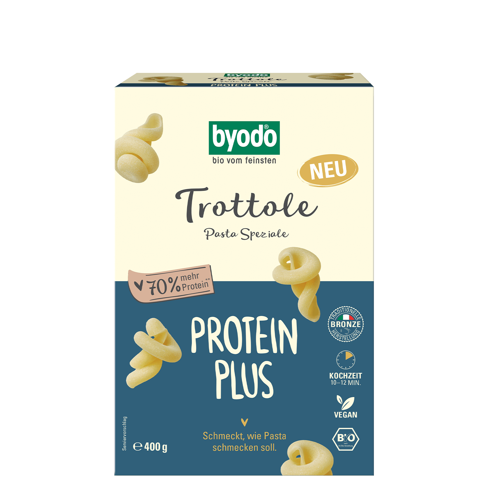 Bio-Trottole Protein PLUS Pasta 400 Gramm