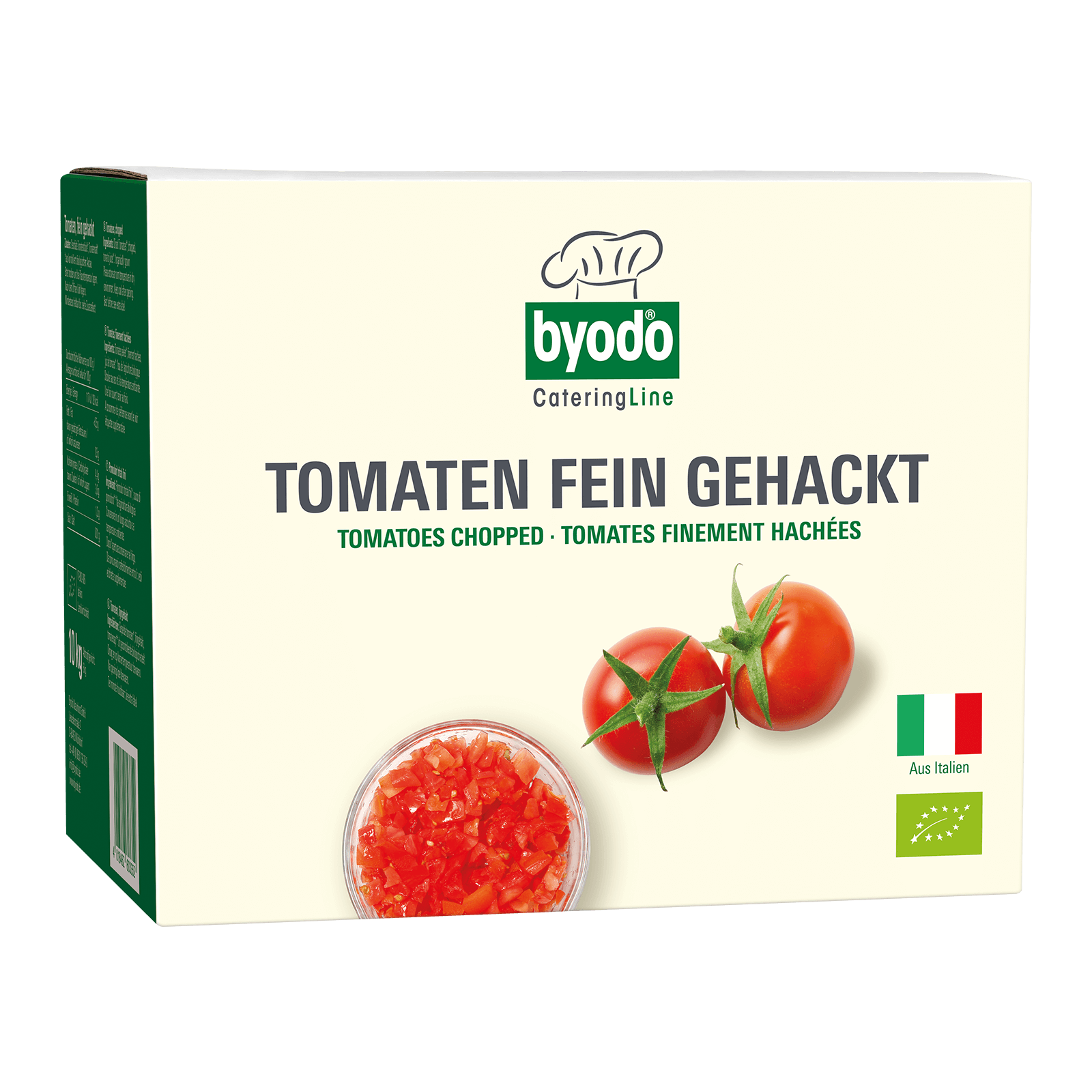 Bio-Tomaten fein gehackt