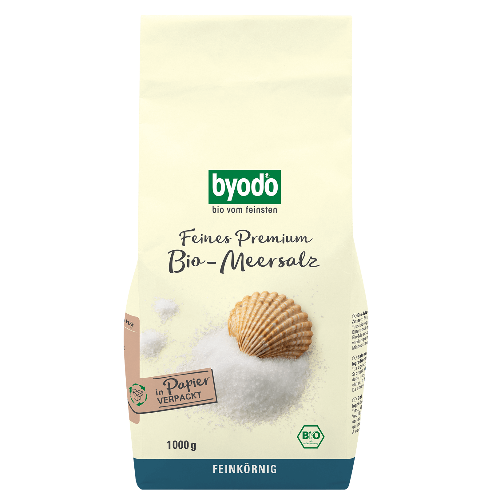 Bio-Premium-Meersalz im 1 Kilogramm Beutel