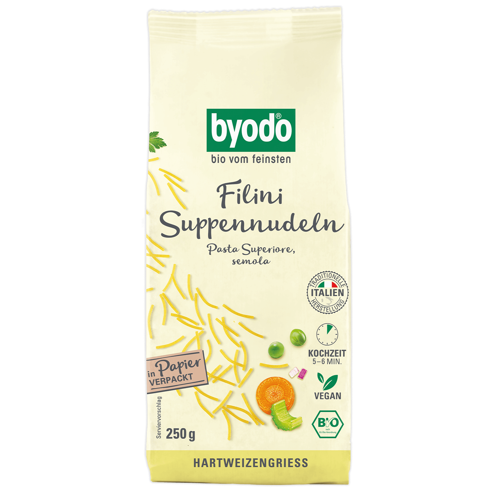 Bio-Filini Suppennudeln 250 Gramm