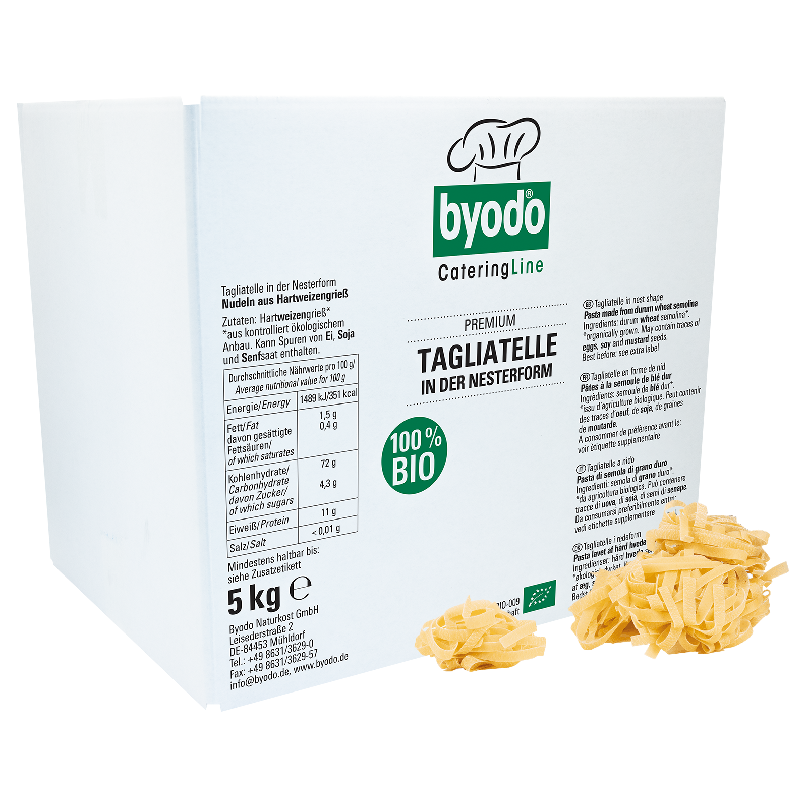 Bio-Tagliatelle Nester hell