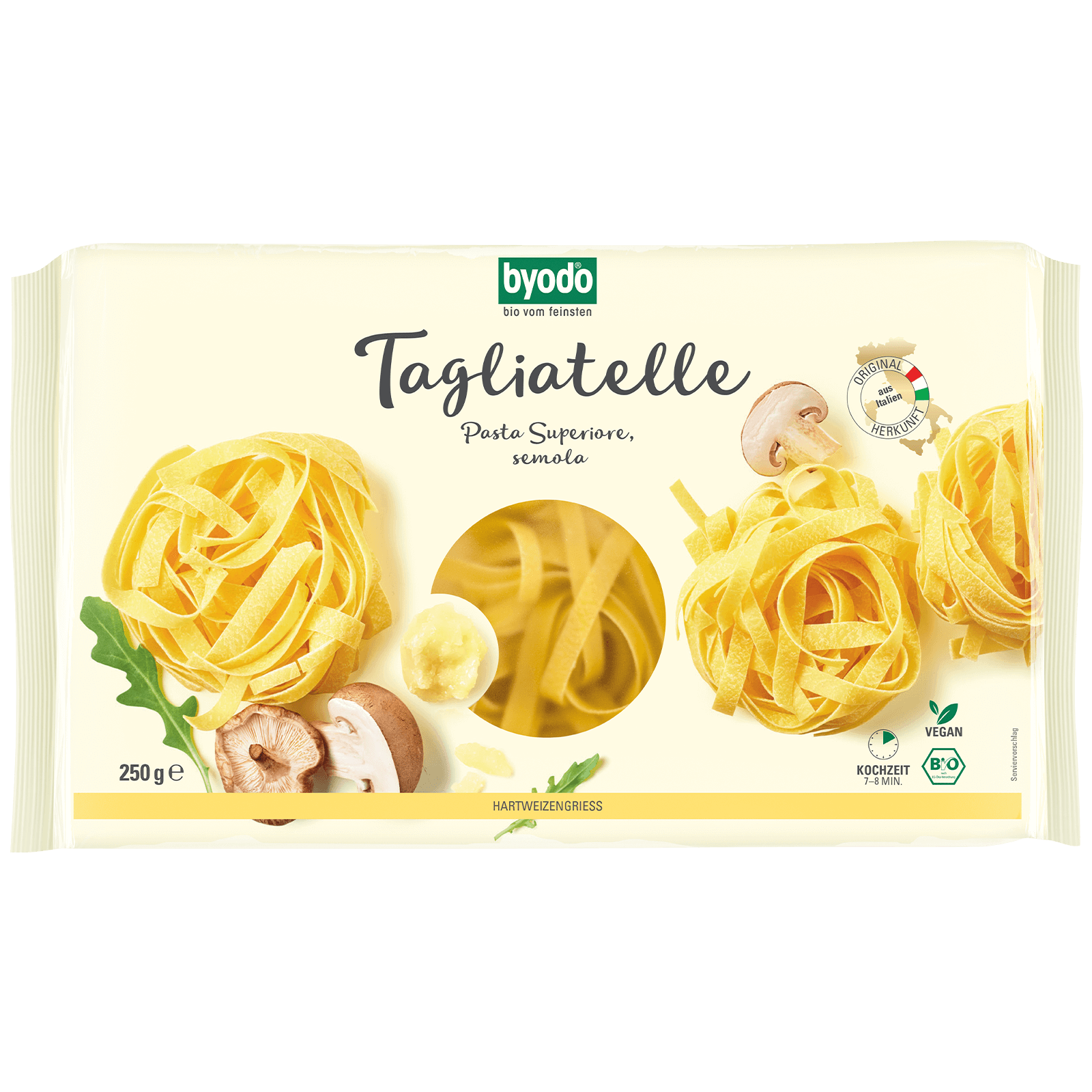 Bio-Tagliatelle hell 250 Gramm