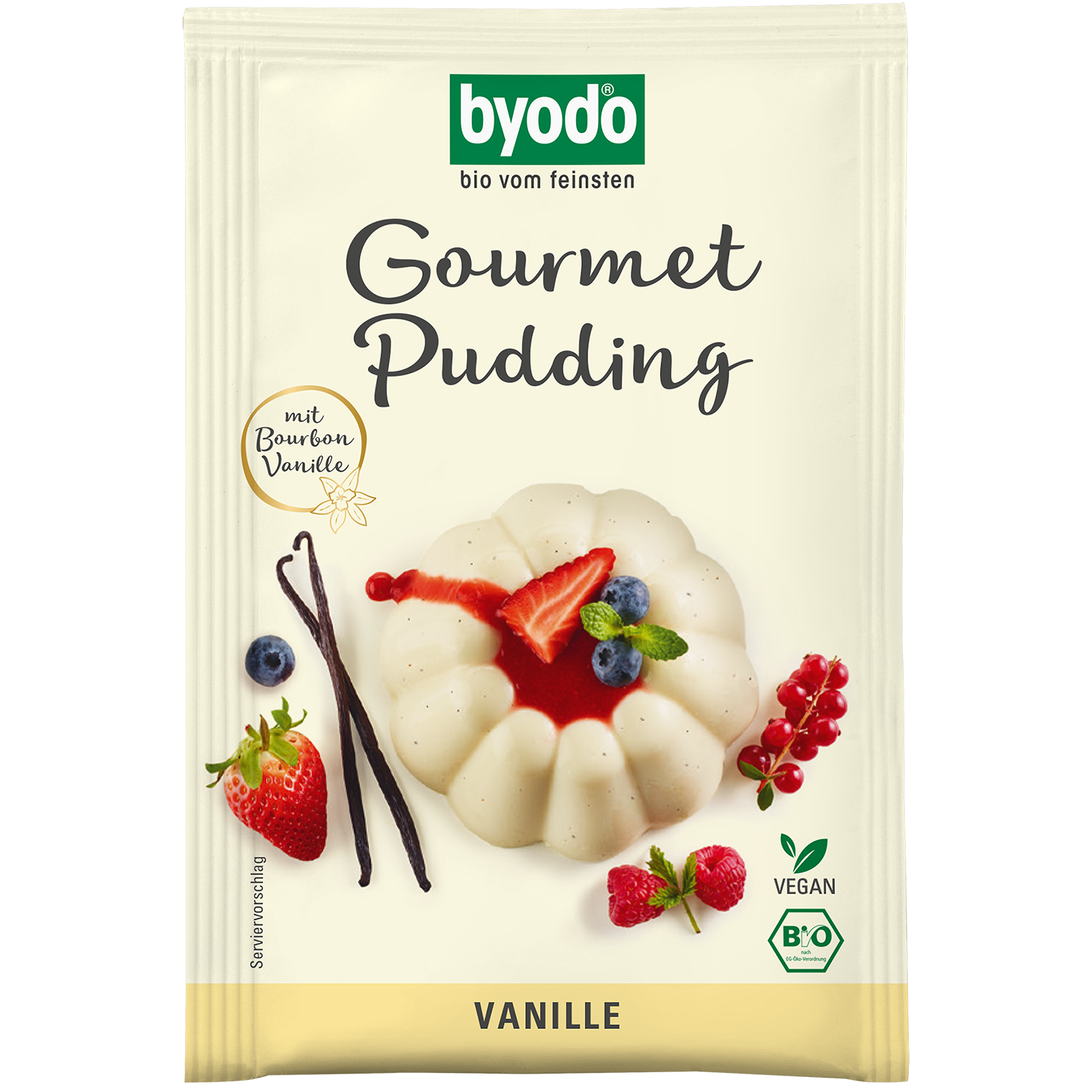 Bio-Gourmet Pudding Vanille fuer 500 Milliliter Milch