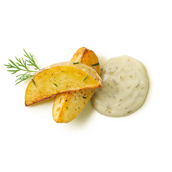 Kraeuter Remoulade mit Kartoffeln