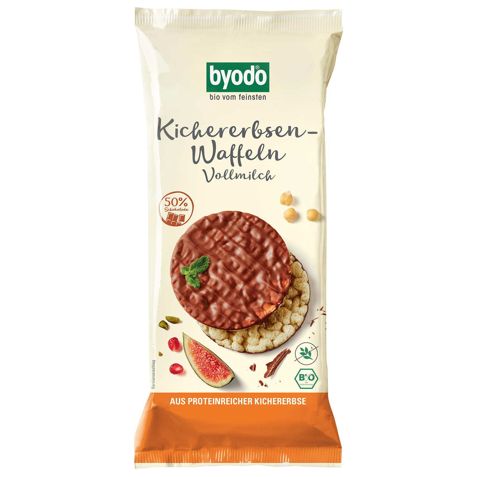 Kichererbsen-Waffeln Vollmilch